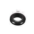 Uxcell Rubber Grommets 12mm Dia Wire Gasket Ring For Hole Plug Cable Black 100 Pieces