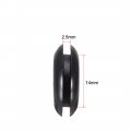 Uxcell Rubber Grommets 12mm Dia Wire Gasket Ring For Hole Plug Cable Black 100 Pieces