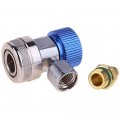 Polalander 1 Pair High Low Adapter Connector R134a Ac Air Condition Adjustable Quick Coupler Car Accessories