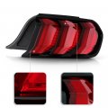 Acanii For 2018-2021 Ford Mustang W O Chrome Stripe Led Sequential Signal Tail Lights Brake Lamps Right Passenger Side