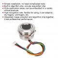 Circular Fingerprint Module Capacitive Identification Scanner With 2 Color Ring Indicator Light