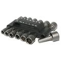 14pcs 1 4 Hex Shank Metric Standard Sae Socket Nut Driver Adapter