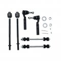 A-premium Set Of 6 Front Sway Bar Link Inner Outer Tie Rod End Compatible With Chevrolet Silverado 1500 99-06 Classic 07 Gmc