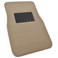 Bdk Classic Carpet Floor Mats For Car Auto Universal Fit -front Rear With Heelpad Medium Beige