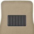 Bdk Classic Carpet Floor Mats For Car Auto Universal Fit -front Rear With Heelpad Medium Beige