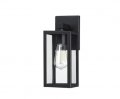 Overstock 1-light 13 4 H Matte Black Outdoor Wall Lantern Sconce With Dusk To Dawn 
