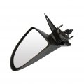 Ocpty Black Driver Side View Mirror Textured With Power Adjustment Manual Folding Compatible For 2005-2010 Pontiac G6 15278129