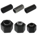 Router Collet Chuck And Nut Reducer Sleeves Set For Bosch 13 1617 1618 1619 Series Routers Includes 1 2 1 4 In 12mm Collets 