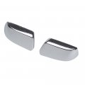 Erush Triple Chrome Plated Top Half Door Mirror Cover Overlay Designed For 2015-2020 Tahoe Suburban 