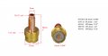 Riverweld Tig Gas Lens Collet Bodies Large Diameter 45v204 0 040a  1 0mm Orifice Fit Sr Wp 17 18 26 Welding Torch 2pk