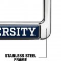 Robert Morris University Mascot License Plate Frame Full Size Standard Metal For North American Plates 12 3 In X 6 Uv And Water