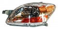 Left Headlight Assembly For 2007 2011 Toyota Yaris Amber Plastic Lens Waterproof 12v 55w Part Number 20679801 