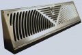 Satin Nickel Finish Baseboard Register 18 Inch 