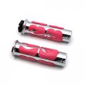 Hongk- Flame Hand Grip Compatible With Kawasaki Drifer Nomad Classic 800 1500 1600 Vulcan 2000 Pink B01c0ssiq2