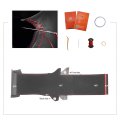 Mewant Car Steering Wheel Cover Hand Stitch Black Suede And Genuine Leather For Volkswagen Cabrio 2000-2002 Gti 1999-2005 Jetta