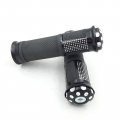 Black Cnc Rubber Hand Grips For 7 8 In Standard Handlebars Bmw S1000rr Aprilia Buell Ducati Panigale Cbr Yamaha Kawasaki Ninja 