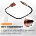 Uxcell Rear Downstream Oxygen Sensor O2 For Volkswagen Beetle 1 8l999-2001 1 9l 1999