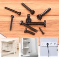 Black Oxide Slotted Button Head Screws 10pcs 6-48 X 1 2 Carbon Steel Machine Screw For Furniture And Electrical Components