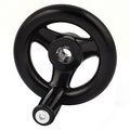 Uxcell Milling Machine 4 Inch Diameter Black Hand Wheel W Revolving Handle