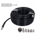 Leapiture Sewer Jetter Kit Drain Cleaner Hose 100ft Pressure Washer 5800psi 1 4 Inch Npt With 2 Wrench High