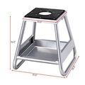 Goplus Motorcycle Motocross Dirt Bike Panel Stand Hoist Maintenance Lift Jack 1000lb Capacity With Removable Oil Pan