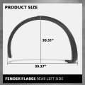 Fender Wheel Flare Molding Trim Arch Left Rear For Tesla Model X 2016 2021 Black 1032529000e Jyh8583mbkl00g 1035290 00 G