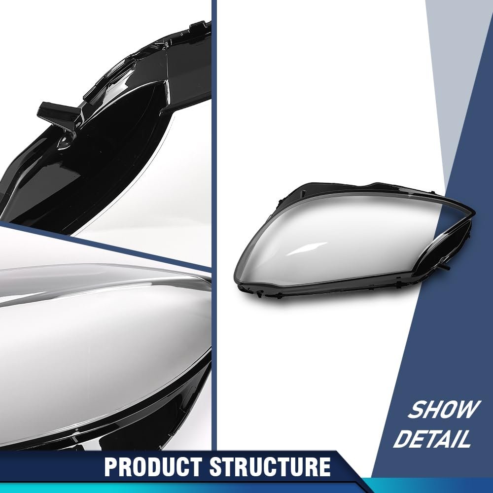 Front Headlight Lens Shell Cover Left Driver Side 1 Pc For Benz C-class W205 2015 2016 2017 A2059067303 Headlamp Clear
