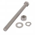 Uxcell 2 Set M12x140mm 304 Stainless Steel Hex Bolts W Nuts And Washers Assortment Kit