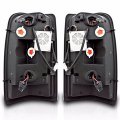 Chrome Smoke Led Taillight Lamps For 2000-2006 Chevy Tahoe Suburban 00-06 Gmc Yukon 