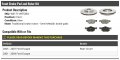 Front Semi Metallic Brake Pads And Rotor Kit Vented Rotors Compatible With 2001-2007 Ford Escape