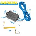 Bunker Indust Trailer Breakaway Switch Electric With 6ft Coiled Cable Hook For Rv Towing