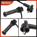 A-premium Ignition Spark Plug Wires Compatible With Mercury Cougar 1999 Mystique 1995-1999 Ford Contour Escort 1998-2003 2 0l