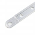 Uxcell Universal Aluminum Alloy Motorcycle Exhaust Muffler Mounting Bracket Silver Tone