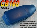 New Replacement Seat Cover Fits Cb160 Honda 1965-69 Cb 160 Blue 099a