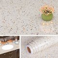 Livelynine Waterproof Contact Paper Granite Gold Peel And Stick Countertops Desk Cover Cabinet Shelves Sticker Kitchen Counter 