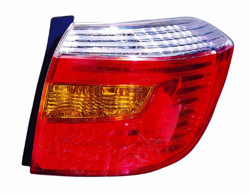 Passenger Side Tail Light Assembly 312-1988r-us Red Polycarbonate Lens Led Waterproof Rear Lamp For Car