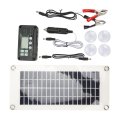 Rv Solar Panel Kit 30w Polysilicon Pet Battery Charger With 50a Charge Voltage Controller For Cabins Boats Marines