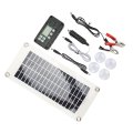 Rv Solar Panel Kit 30w Polysilicon Pet Battery Charger With 50a Charge Voltage Controller For Cabins Boats Marines