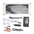 Rv Solar Panel Kit 30w Polysilicon Pet Battery Charger With 50a Charge Voltage Controller For Cabins Boats Marines