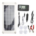 Rv Solar Panel Kit 30w Polysilicon Pet Battery Charger With 50a Charge Voltage Controller For Cabins Boats Marines
