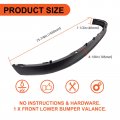 Ecotric Front Lower Bumper Valance Air Deflector Dams Compatible With Dodge 2002-2008 Ram 1500 2003-2009 2500 3500 Replace For