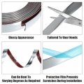 X Autohaux Car Door Edge Guards Scratch Proof Trim Body Strip For Rearview Mirror Bumper Window 3 4in 20mm Wide 16 4ft 5m