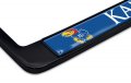 Kansas Jayhawks Black License Plate Frame