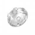 Acropix 70mm Dia 6 Clips Wheel Tyre Center Hub Caps Covers For Vehicle Silver Tone Gloss Blue Pack Of 4