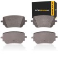 Front Brake Pads For Mercedes Benz A45 Amg S 2023 Low Metallic Mechanical Pad Wear Sensor 2 13 In Inner Height