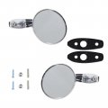 Pair 2 Door Mirrors Outside Exterior Rearview Chrome For 1966-1975 Plymouth Polara Monaco Newport 