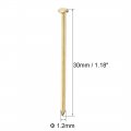 Uxcell Small Tiny Hardware Nails Iron 1 2x30mm Dxl For Diy Decorative Wooden Boxes Accessories Gold Tone 200pcs