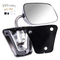 Left Or Right Side Mirror 1973-1991for Chevy Blazer Suburban 1973-1987 Pickup Truck 1988-1991 1978-1991 Van Manual Fold
