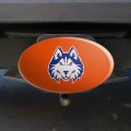 Houston Baptist University Secondary Logo Oval Tow Hitch Cover Trailer Plug Insert 2