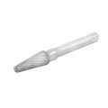 Tree Shape Radius End Single Cut Tungsten Carbide Rotary File 8mmx23mm 